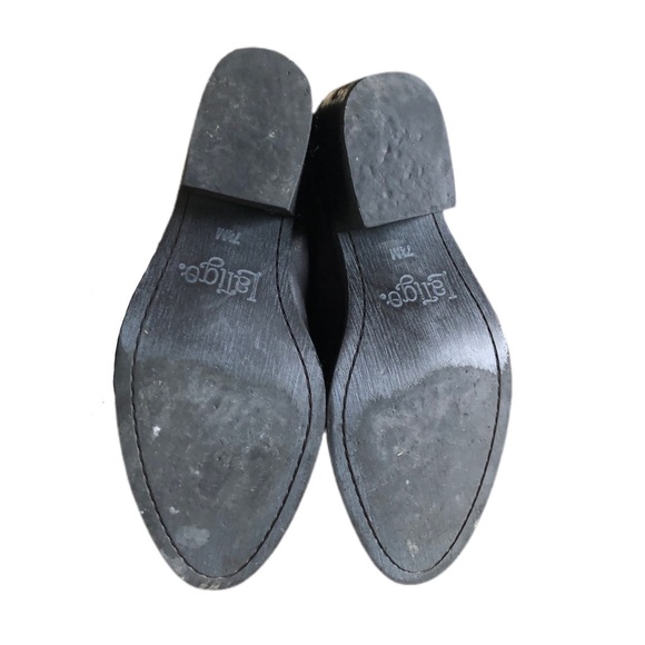 Latigo "KEEPER" distressed black ANTHROPOLOGIE booties - Picture 6 of 7